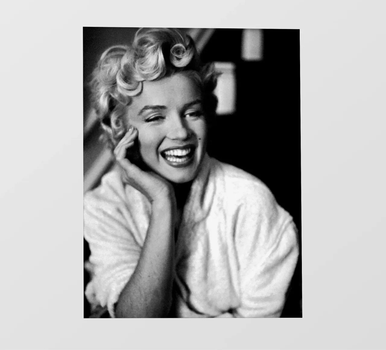 Marilyn Monroe Vintage in bianco e nero pellicola backlit da valentinomartinst