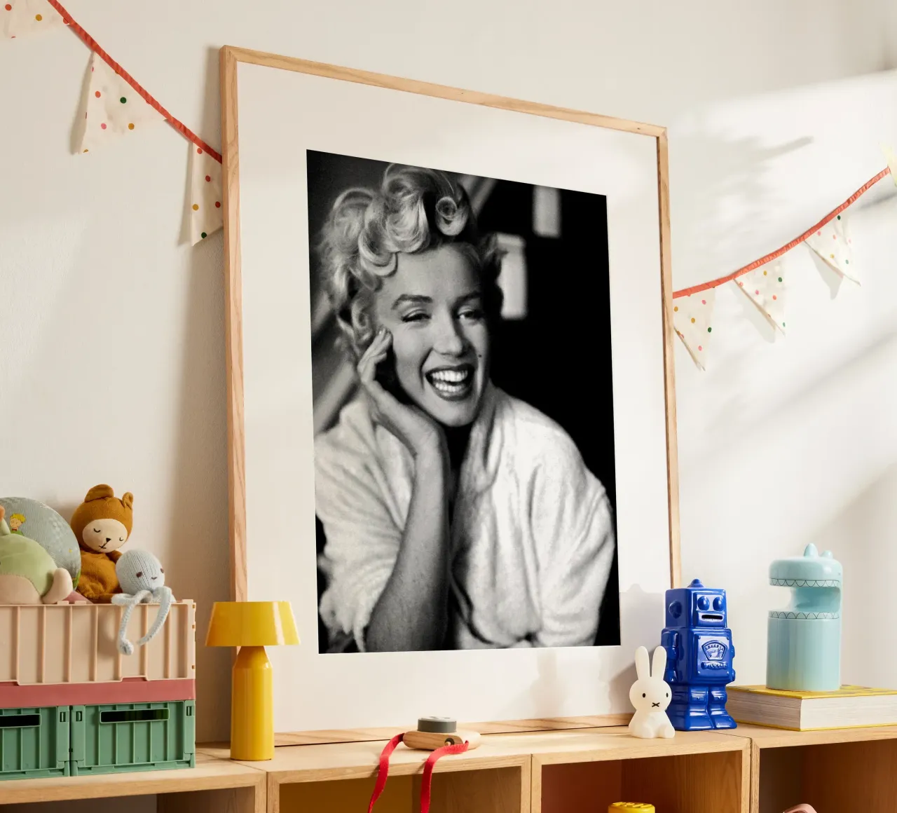 Marilyn Monroe Vintage in bianco e nero carta hahnemühle da valentinomartinst