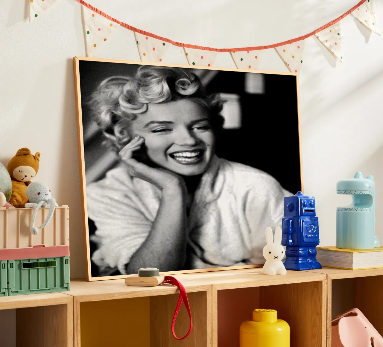 Marilyn Monroe Vintage in bianco e nero carta hahnemühle da valentinomartinst
