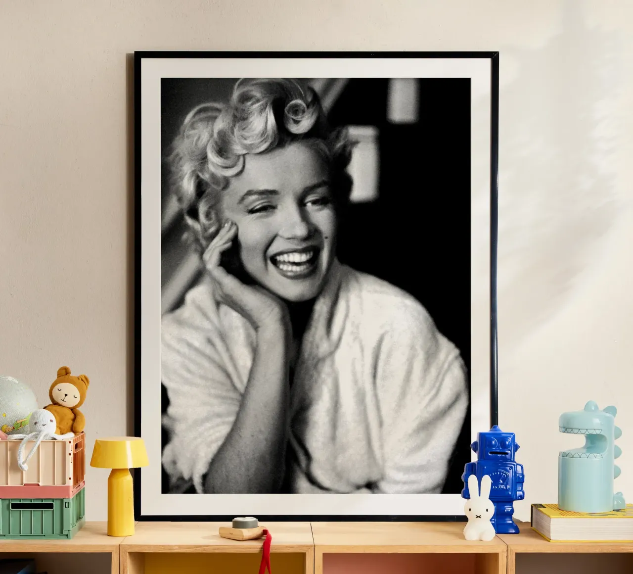 Marilyn Monroe Vintage in bianco e nero carta hahnemühle da valentinomartinst