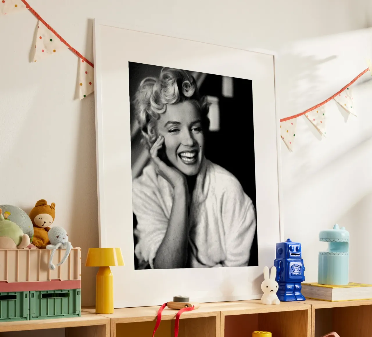 Marilyn Monroe Vintage in bianco e nero carta hahnemühle da valentinomartinst