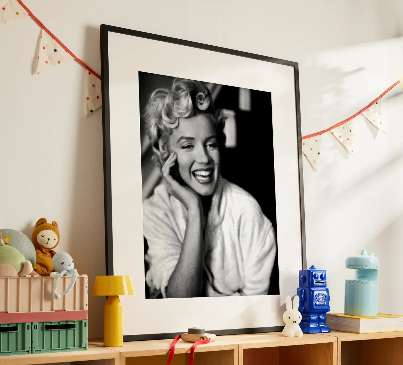 Marilyn Monroe Vintage in bianco e nero carta hahnemühle da valentinomartinst