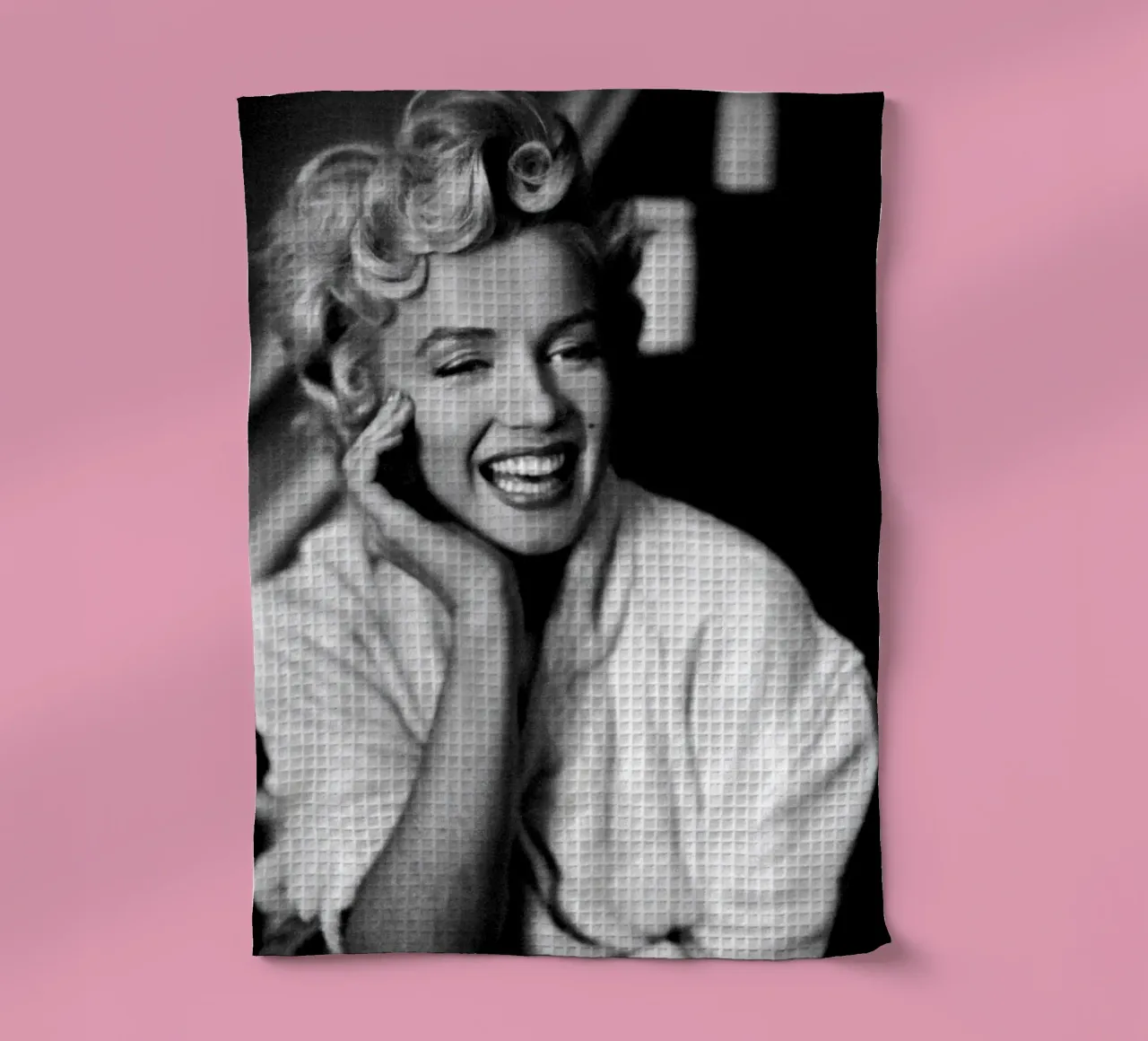 Marilyn Monroe Vintage in bianco e nero canovaccio da cucina da valentinomartinst