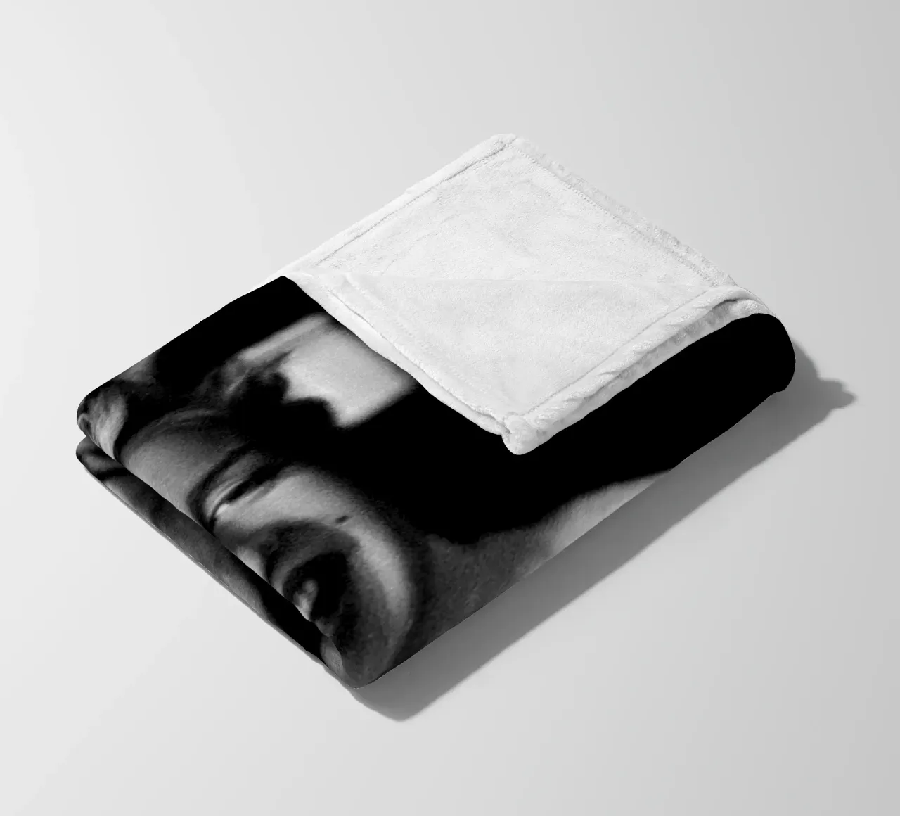 Marilyn Monroe Vintage in bianco e nero coperta in pile da valentinomartinst