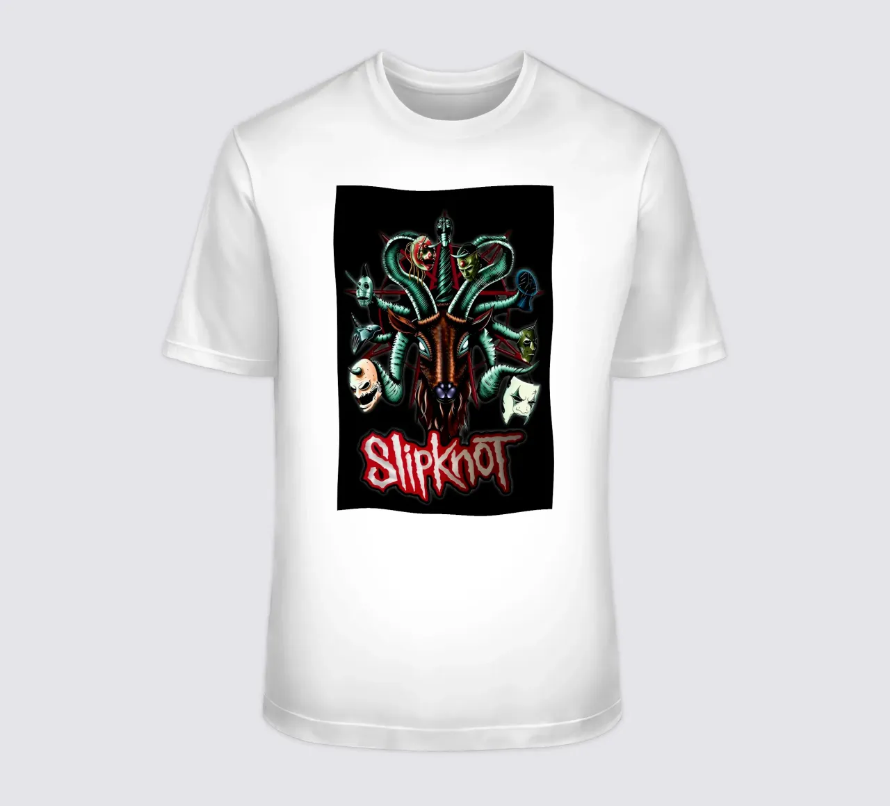 Head Snake Slipknot Poster t-shirt da TEMONSEOL