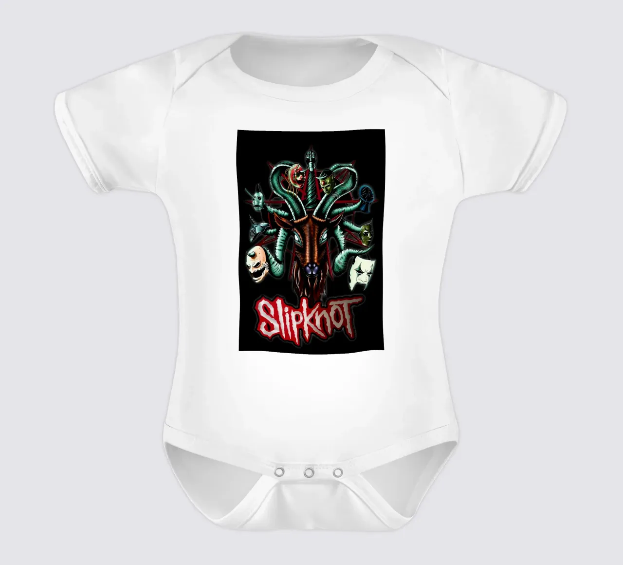 Head Snake Slipknot Poster body neonato maniche corte da TEMONSEOL