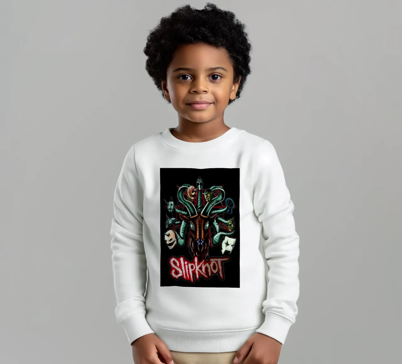 Head Snake Slipknot Poster felpa bambino da TEMONSEOL