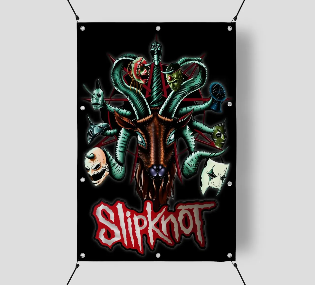Head Snake Slipknot Poster telo in pvc da TEMONSEOL