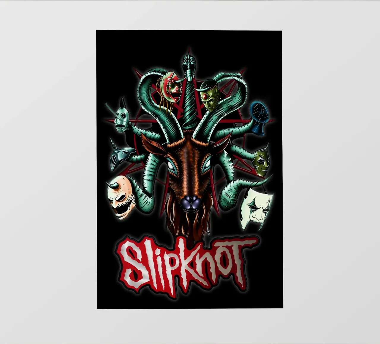 Head Snake Slipknot Poster telo in pvc da TEMONSEOL