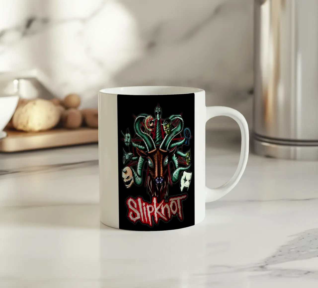 Head Snake Slipknot Poster tazza in ceramica da TEMONSEOL