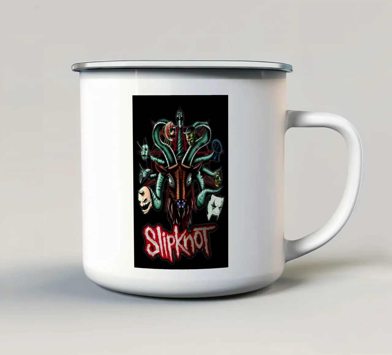 Head Snake Slipknot Poster tazza in smalto da TEMONSEOL