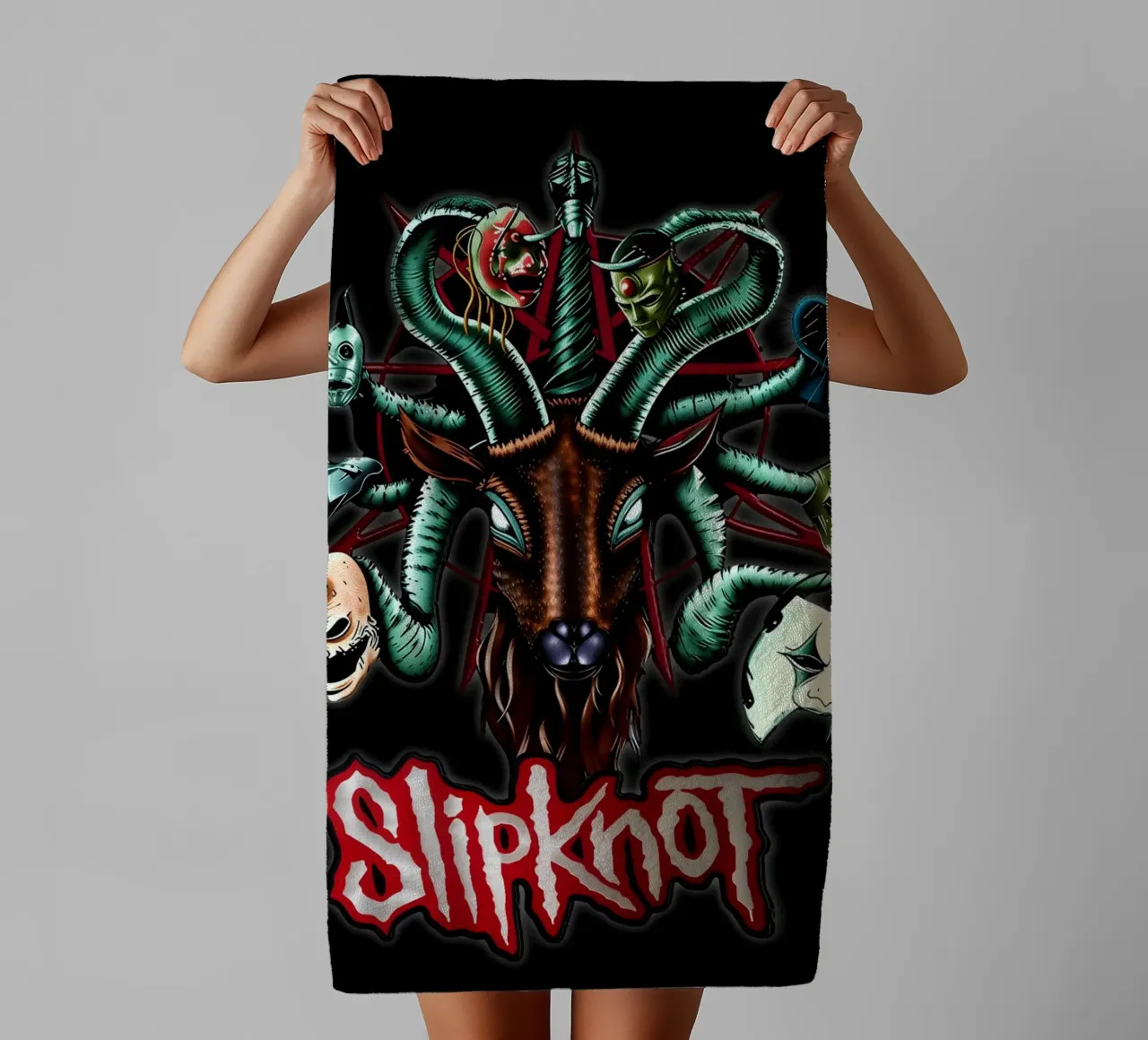 Head Snake Slipknot Poster asciugamano da bagno da TEMONSEOL