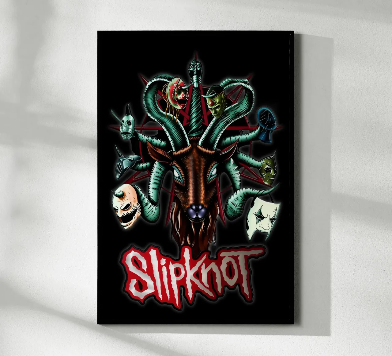 Head Snake Slipknot Poster carta hahnemühle da TEMONSEOL