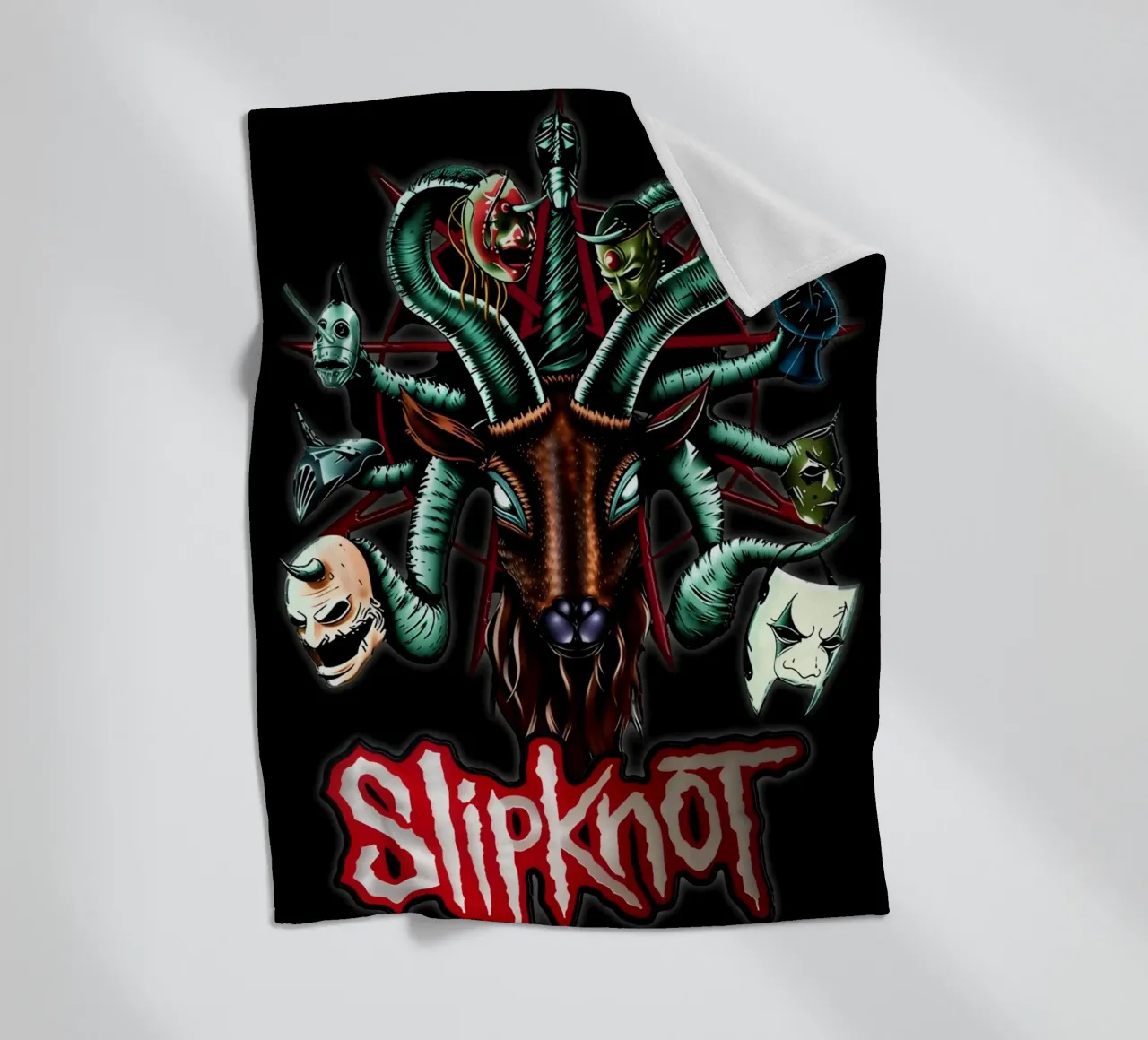 Head Snake Slipknot Poster coperta in pile da TEMONSEOL