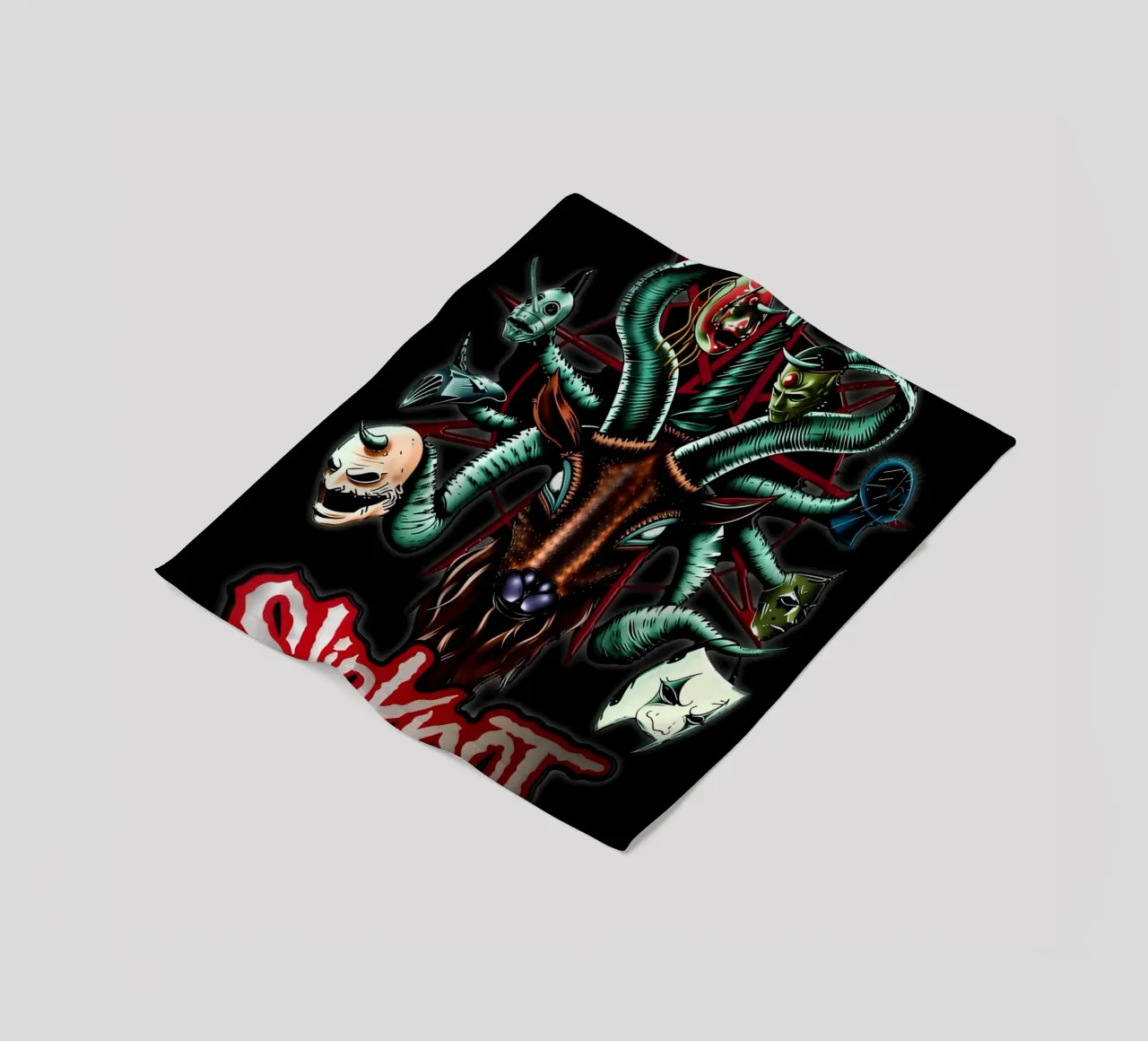 Head Snake Slipknot Poster coperta in pile da TEMONSEOL