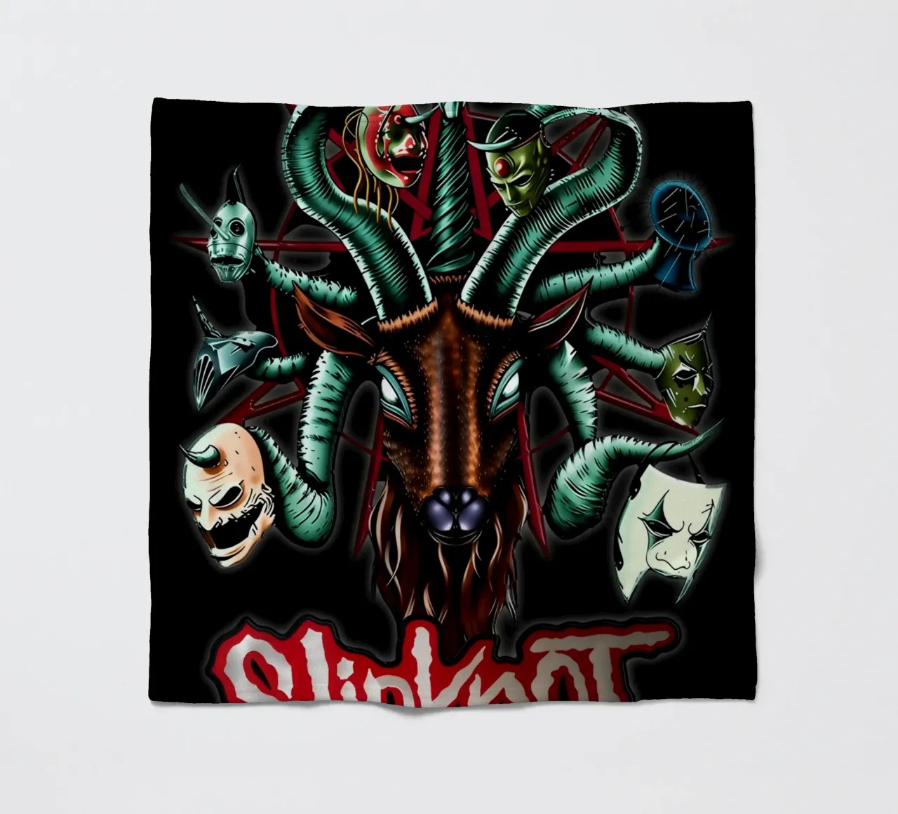 Head Snake Slipknot Poster coperta in pile da TEMONSEOL