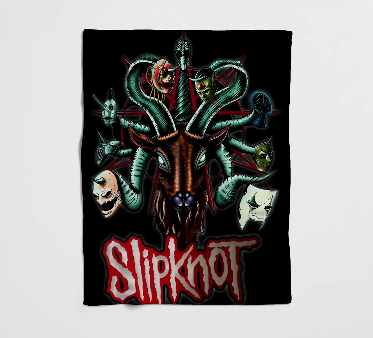 Head Snake Slipknot Poster coperta in pile da TEMONSEOL