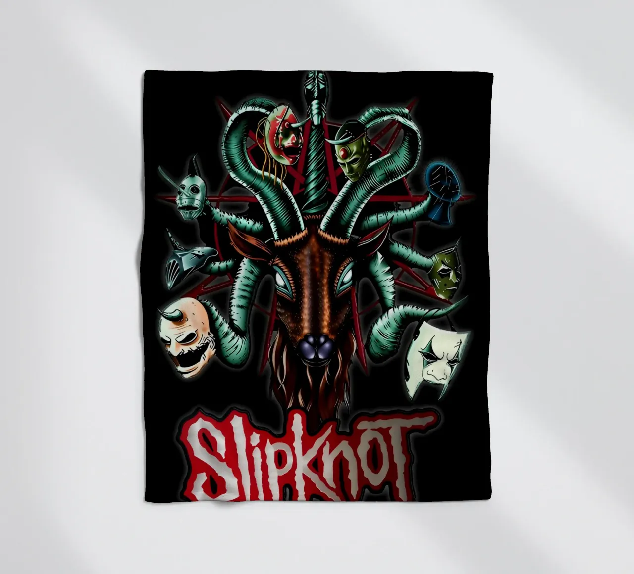 Head Snake Slipknot Poster coperta in pile da TEMONSEOL