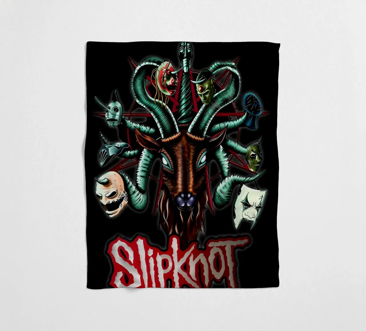 Head Snake Slipknot Poster coperta in pile da TEMONSEOL