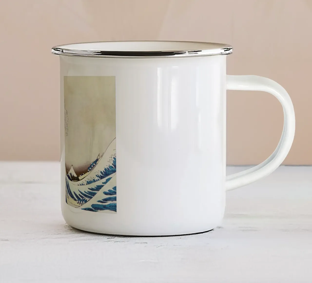 Onda speciale Hokusai tazza in smalto da Test Store
