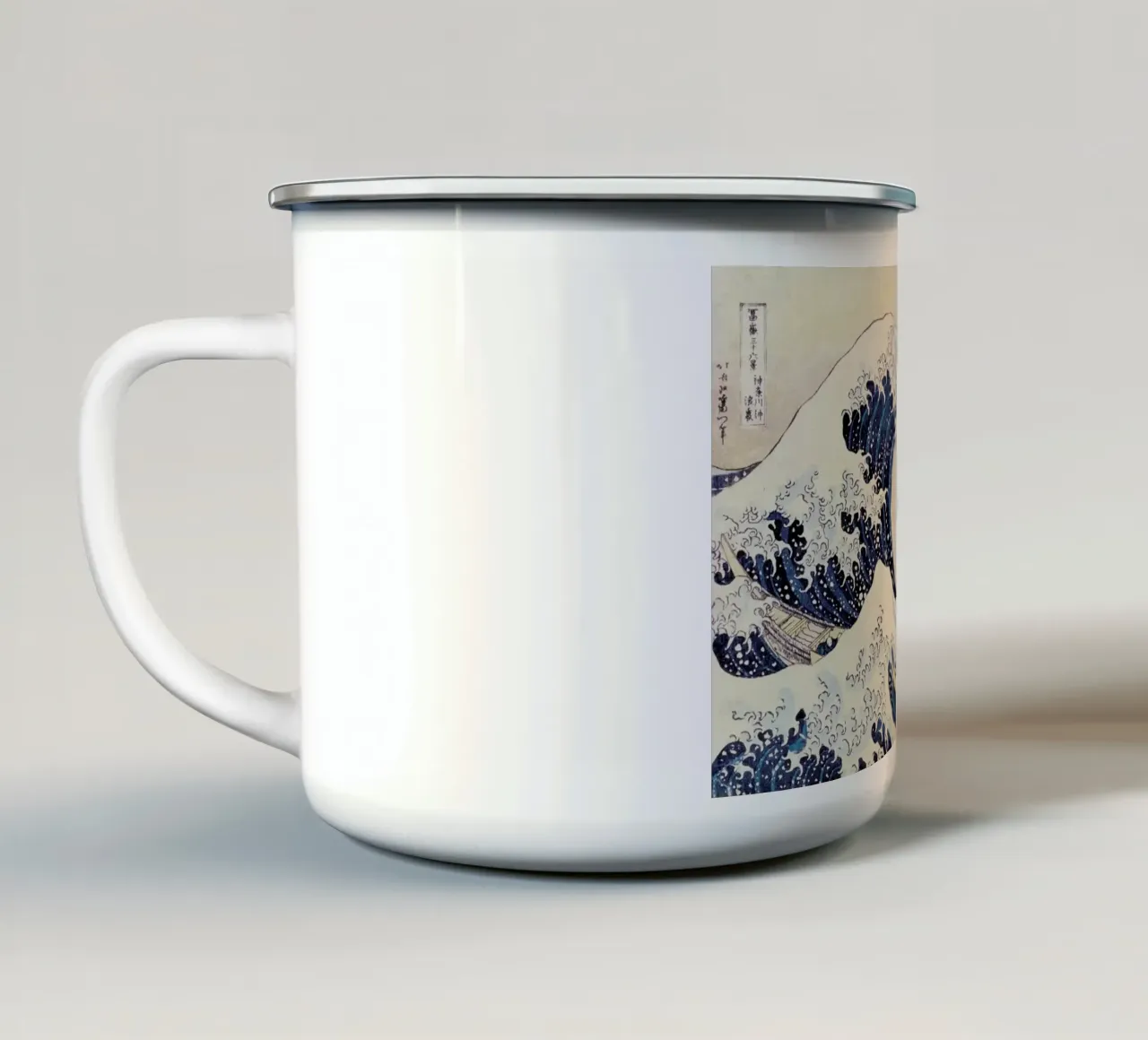 Onda speciale Hokusai tazza in smalto da Test Store