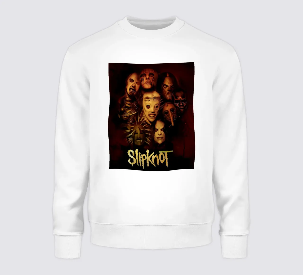Mask Face Slipknot Poster felpa da TEMONSEOL