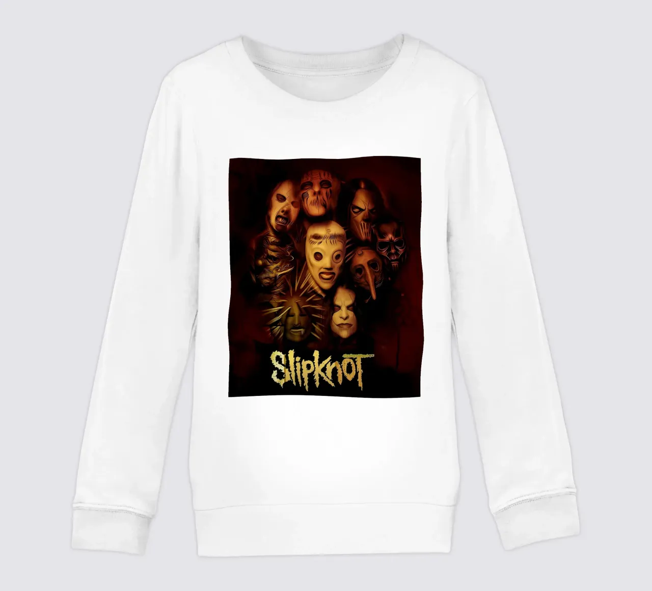Mask Face Slipknot Poster felpa bambino da TEMONSEOL
