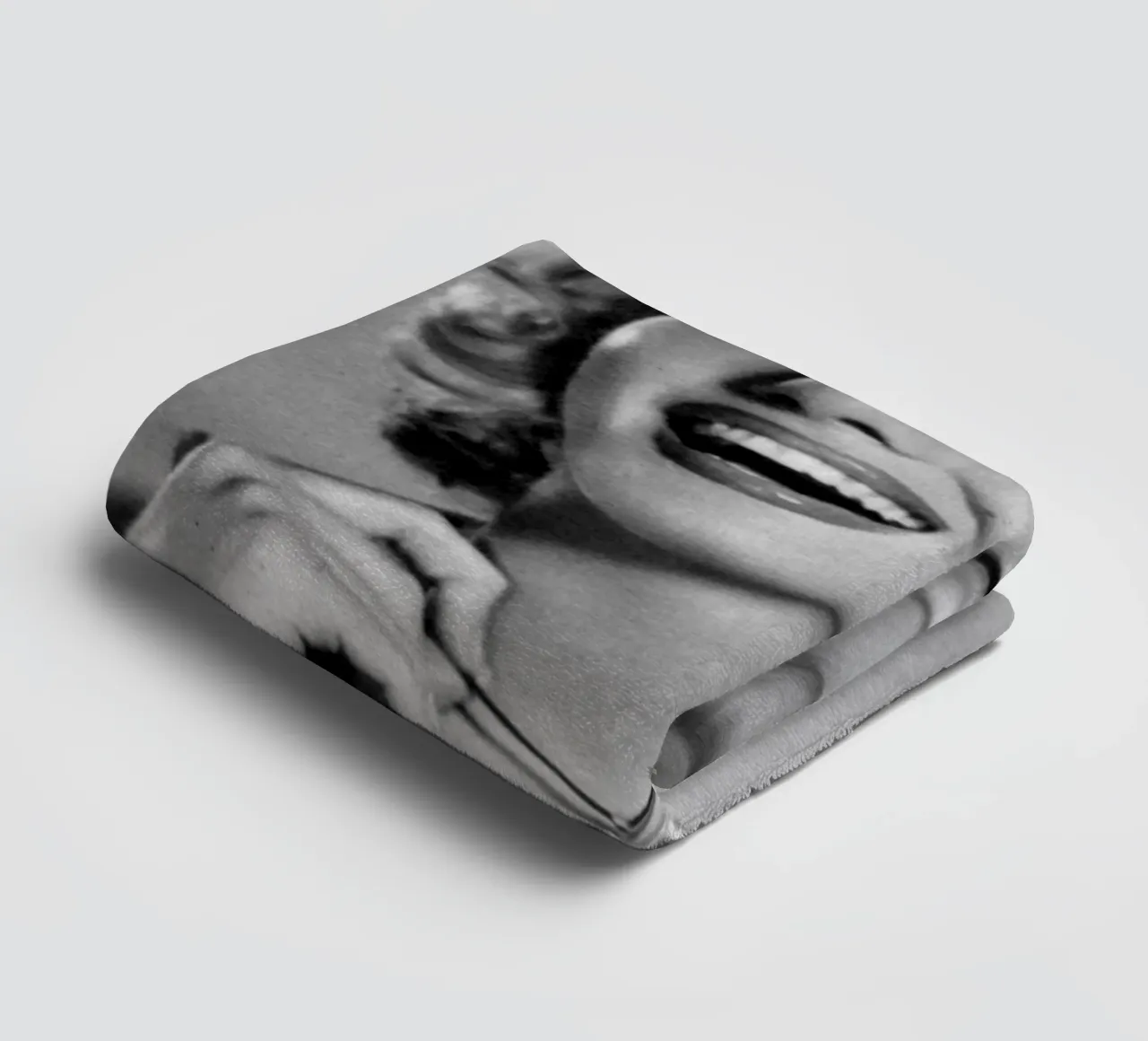 Marilyn Monroe vintage in bianco e nero asciugamano da bagno da valentinomartinst