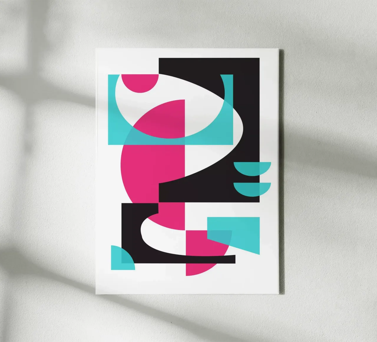 Flowing Edges canvas with Floater frame by Kim Hubball Studio