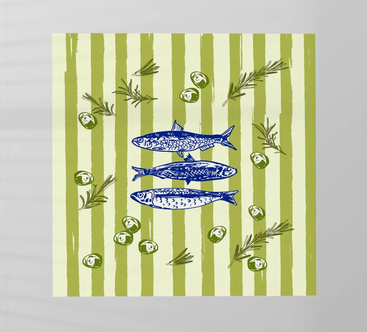Sarde con olive ed erbe aromatiche Retro Vintage pellicola backlit da EDMPROJECT