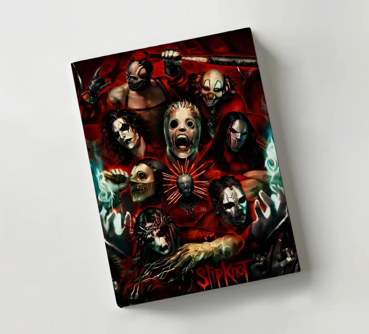 Clown Member Slipknot Poster notebook by TEMONSEOL