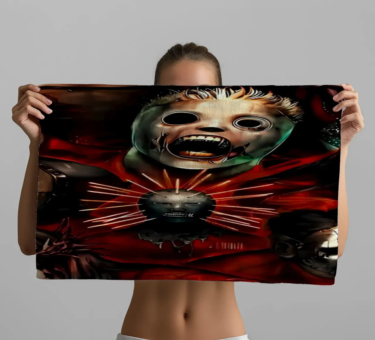 Clown Member Slipknot Poster asciugamano da bagno da TEMONSEOL