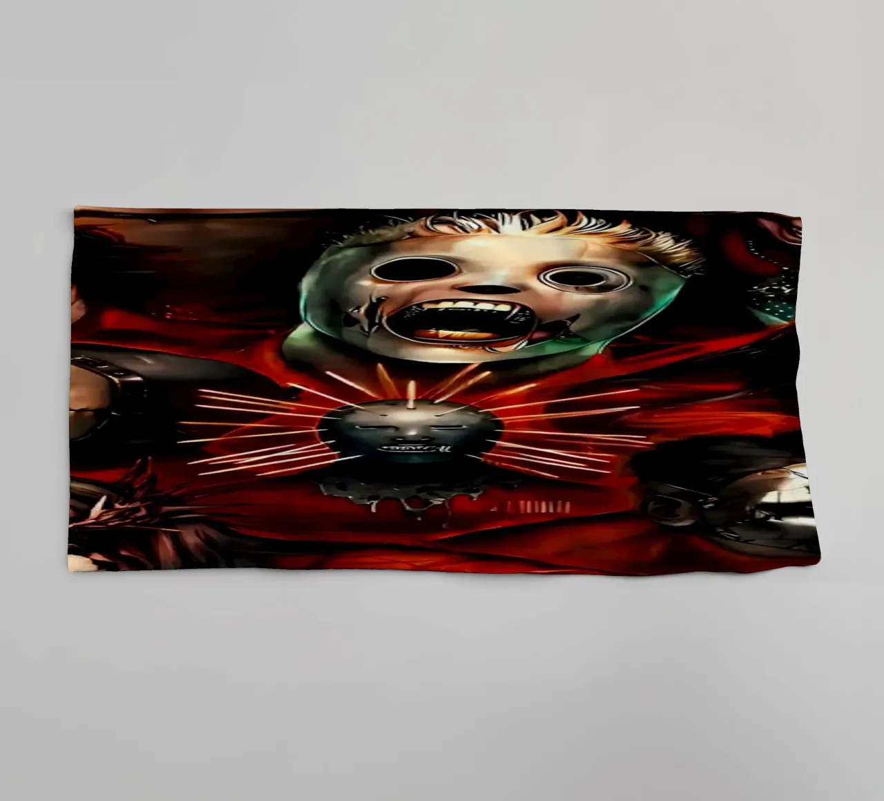 Clown Member Slipknot Poster asciugamano da bagno da TEMONSEOL