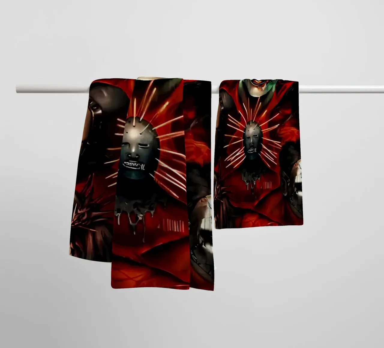 Clown Member Slipknot Poster asciugamano da bagno da TEMONSEOL