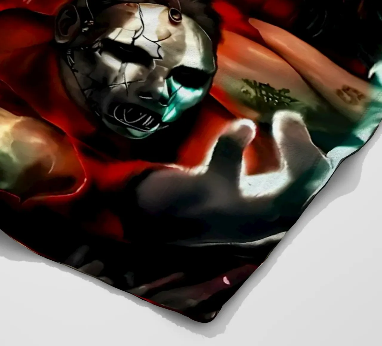 Clown Member Slipknot Poster coperta in pile da TEMONSEOL