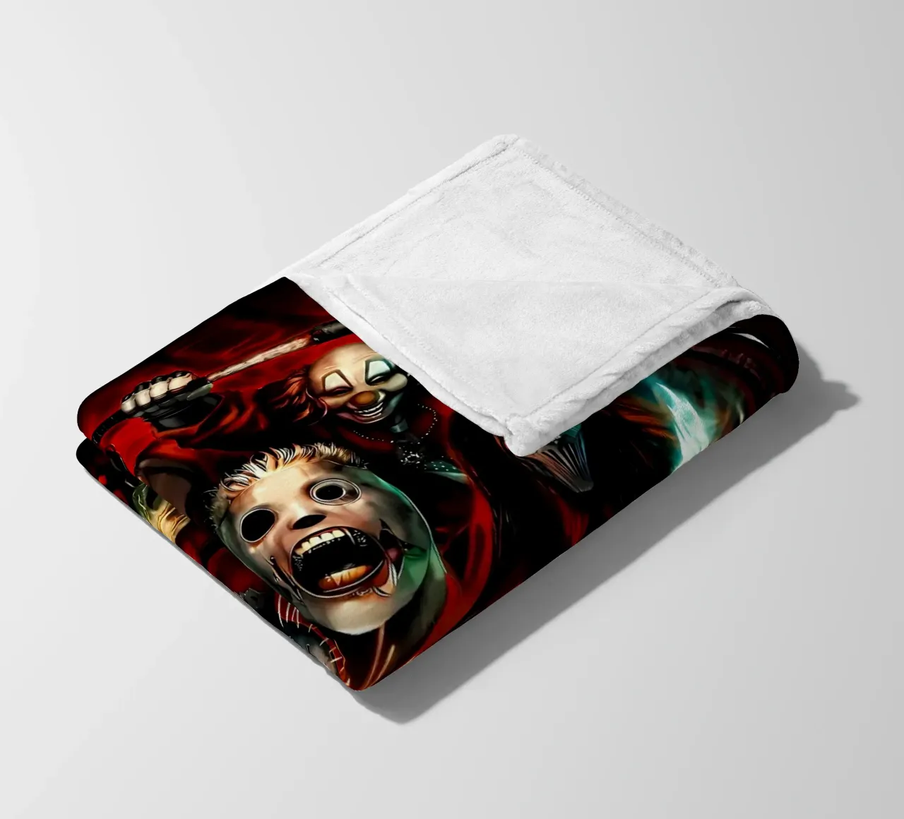 Clown Member Slipknot Poster coperta in pile da TEMONSEOL