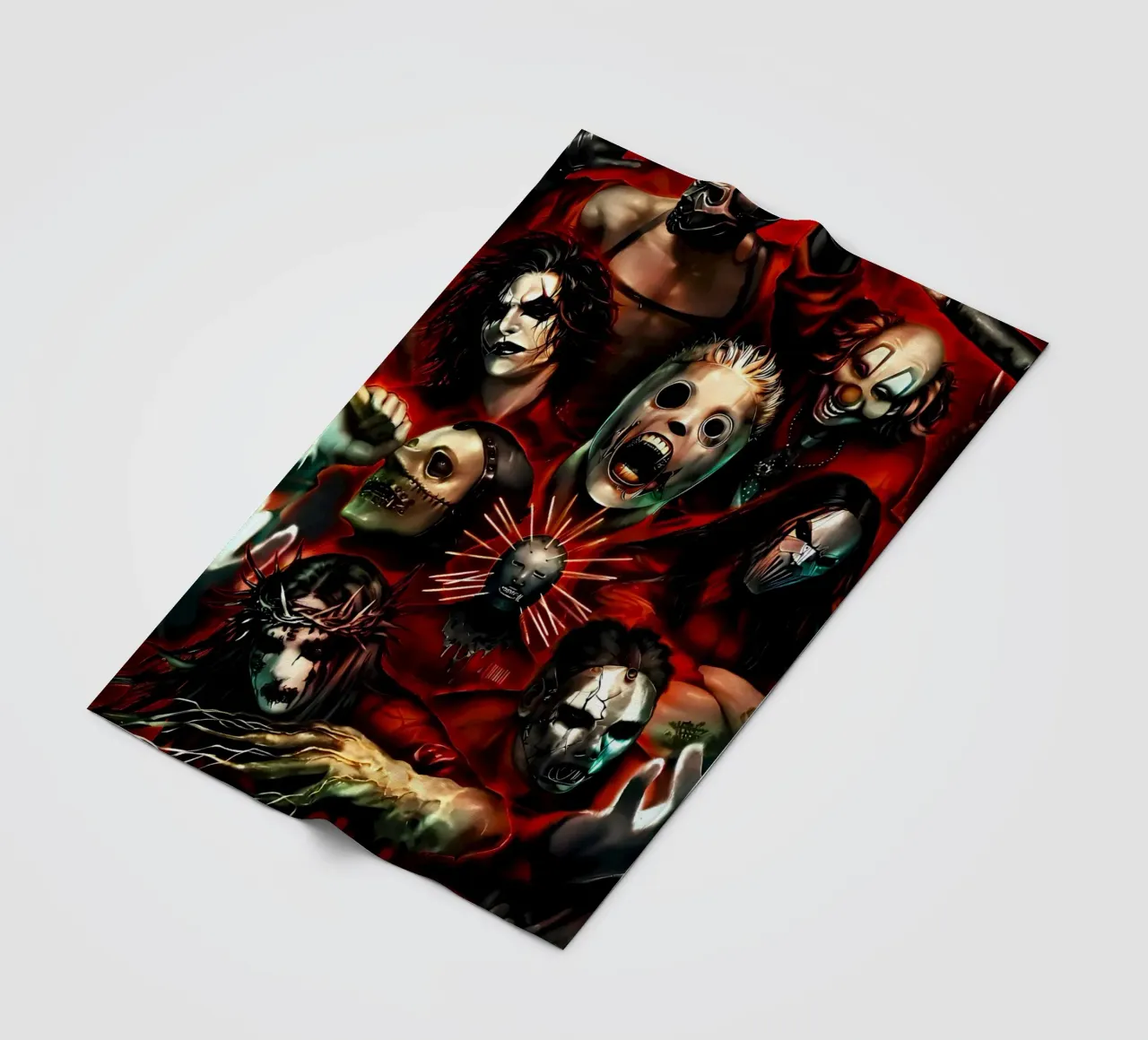 Clown Member Slipknot Poster coperta in pile da TEMONSEOL
