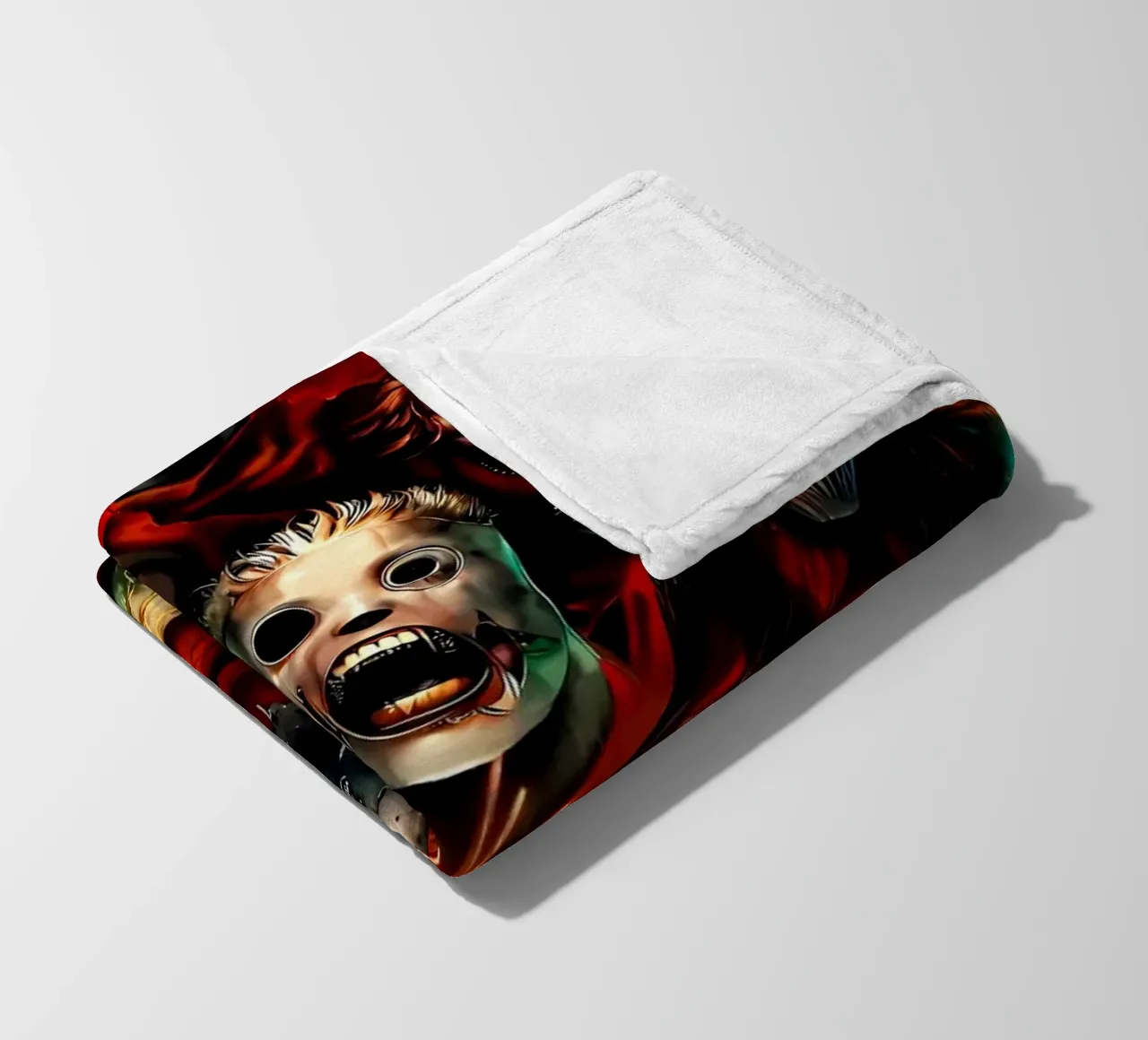 Clown Member Slipknot Poster coperta in pile da TEMONSEOL