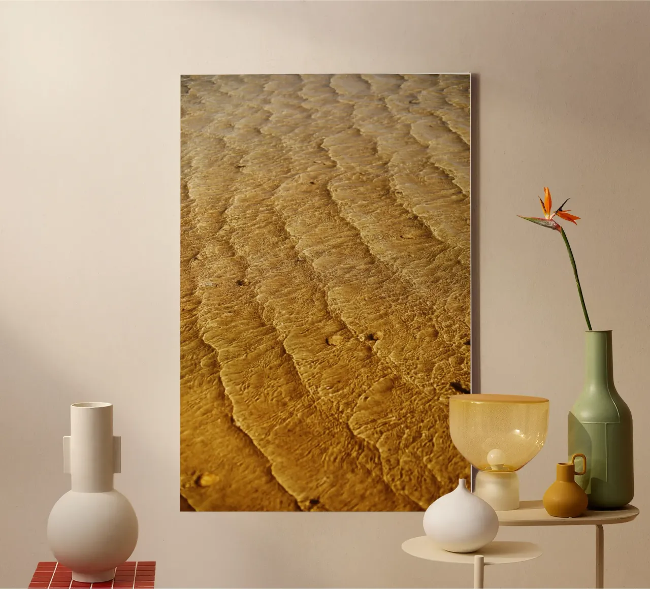 Golven in Frankrijk (languedoc-roussillon) canvas van Simon Koy