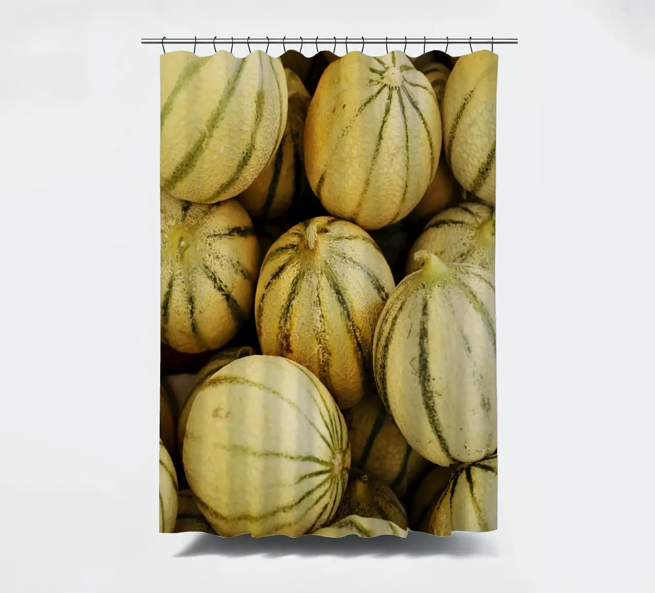 Honig - Melonen in languedoc-roussillon (Frankreich) Duschvorhang von Simon Koy