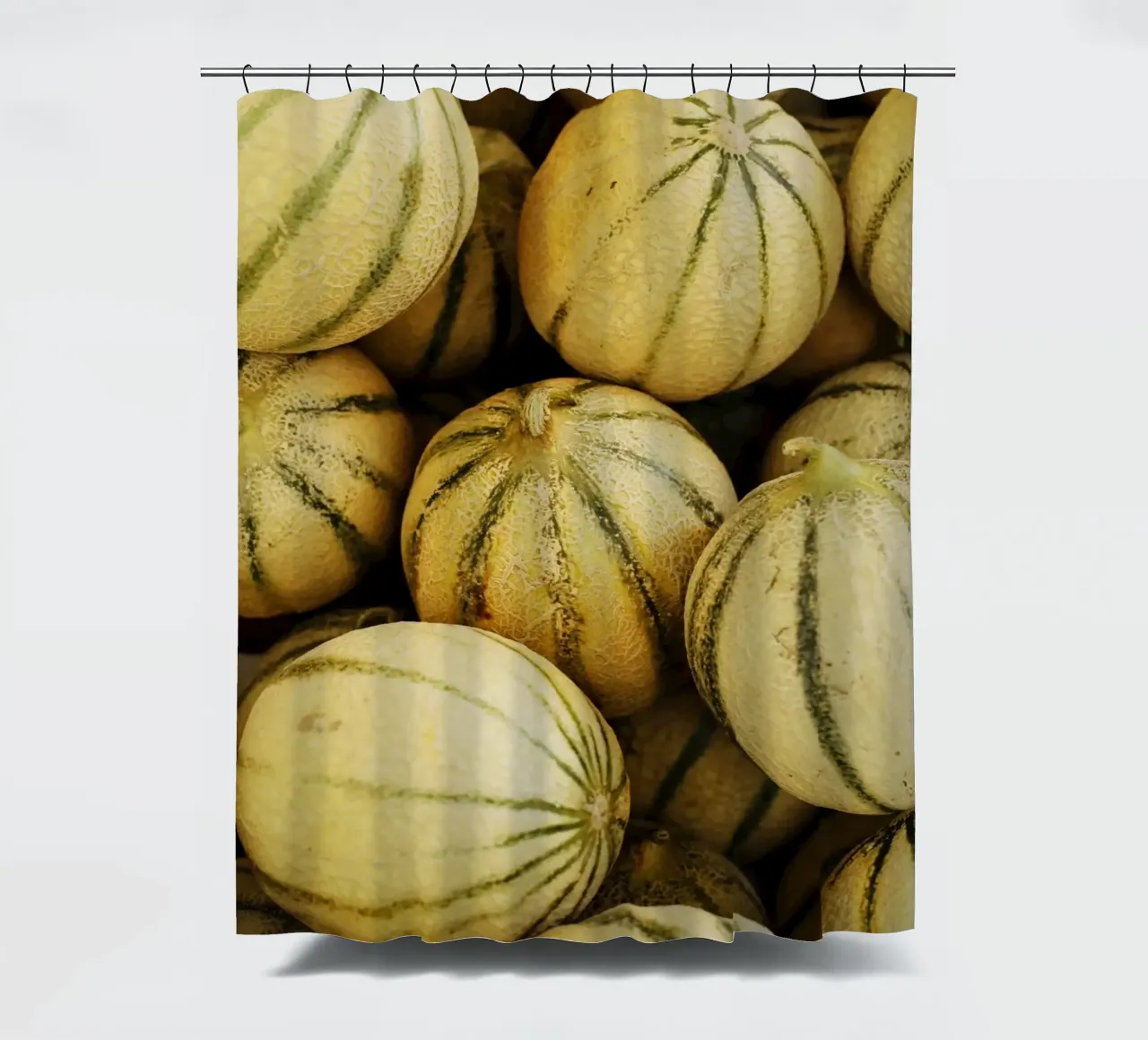Honig - Melonen in languedoc-roussillon (Frankreich) Duschvorhang von Simon Koy