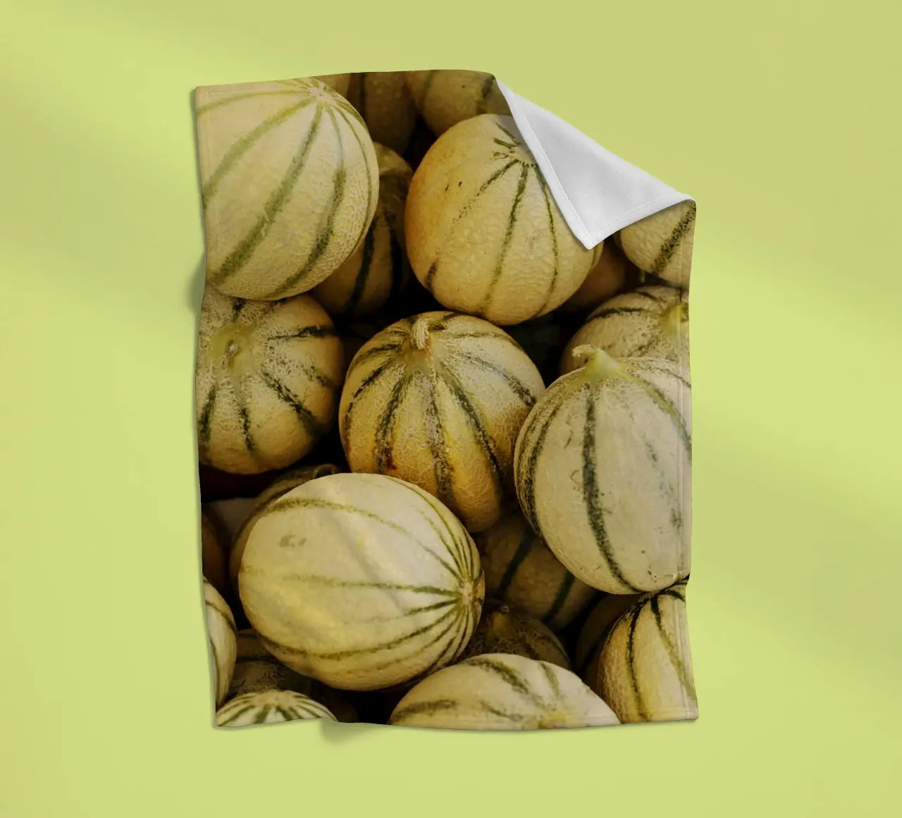 Honig - Melonen in languedoc-roussillon (Frankreich) Fleecedecke von Simon Koy