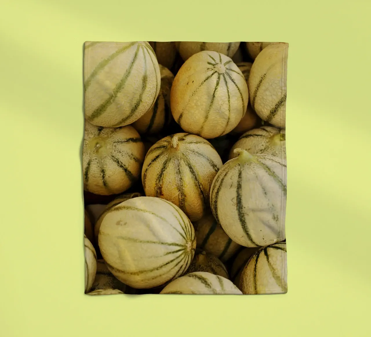 Honig - Melonen in languedoc-roussillon (Frankreich) Fleecedecke von Simon Koy
