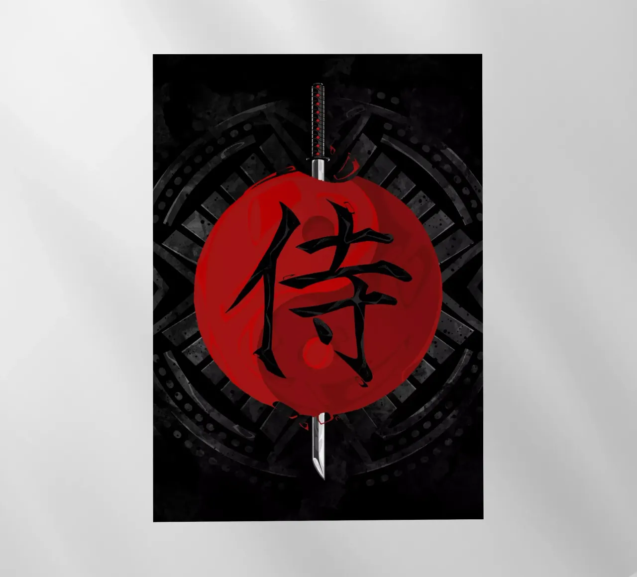 Samurai Yin Yang pellicola backlit da nabakumov