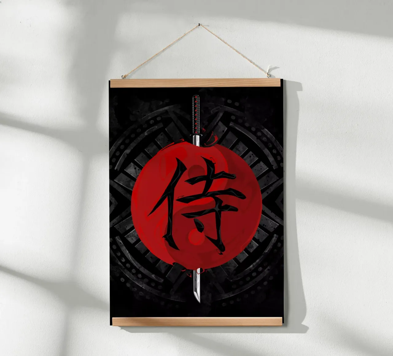 Samurai Yin Yang carta hahnemühle da nabakumov
