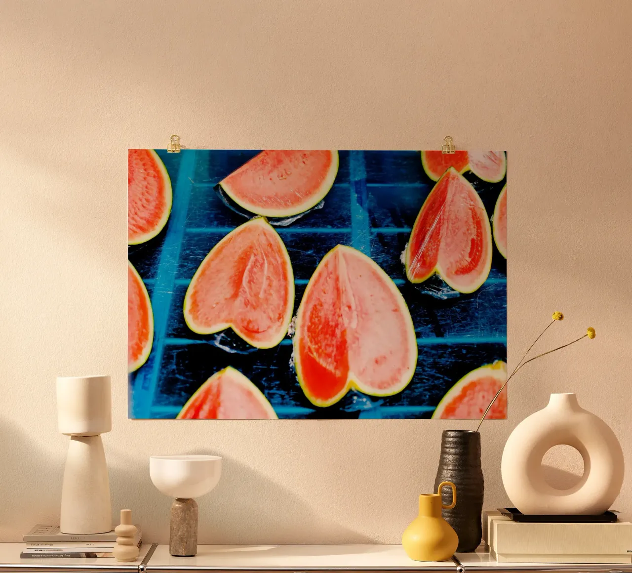 Wassermelonen in Languedoc-Roussillon (Frankreich) Hahnemühle von Simon Koy