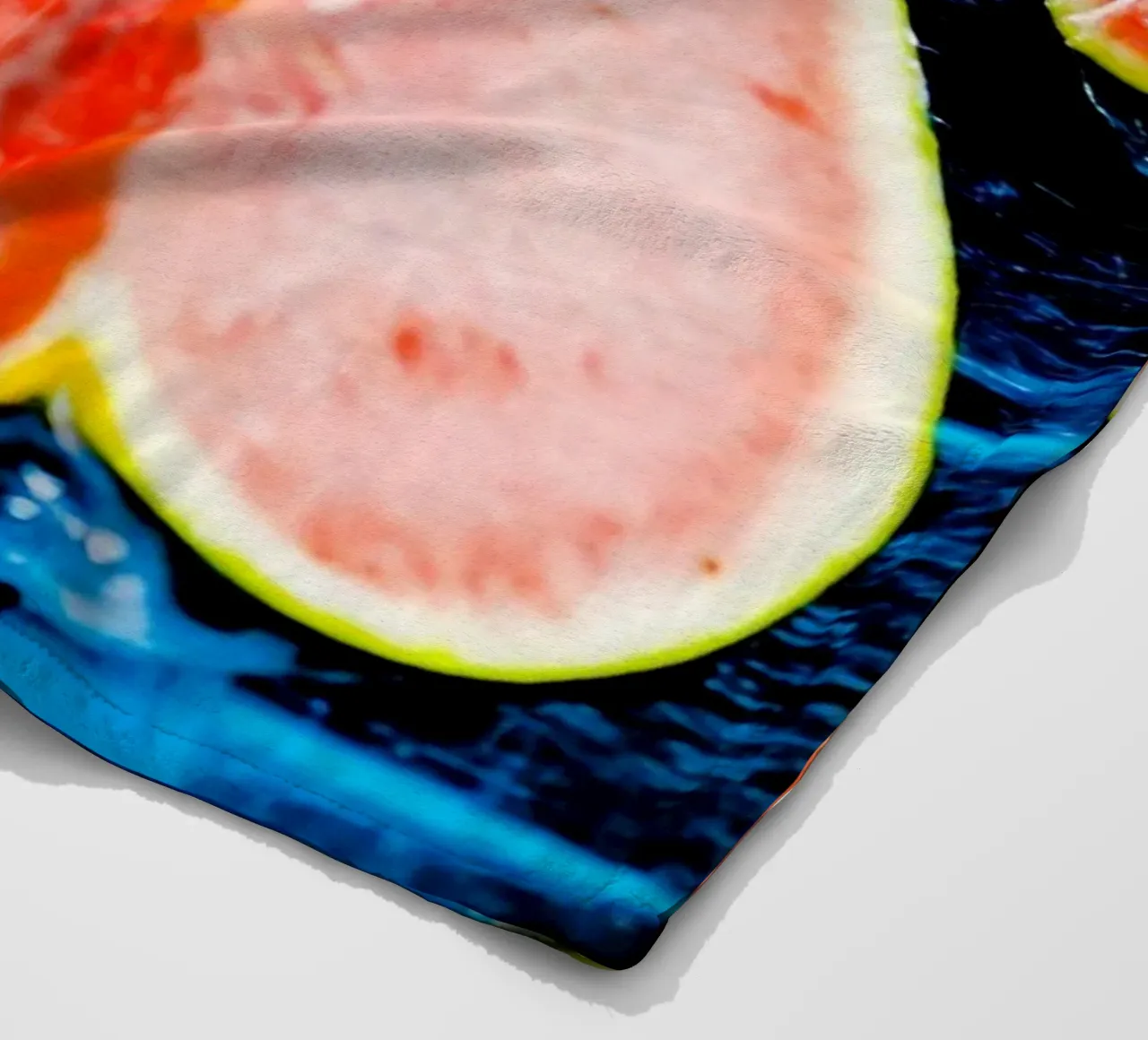 Wassermelonen in Languedoc-Roussillon (Frankreich) Fleecedecke von Simon Koy