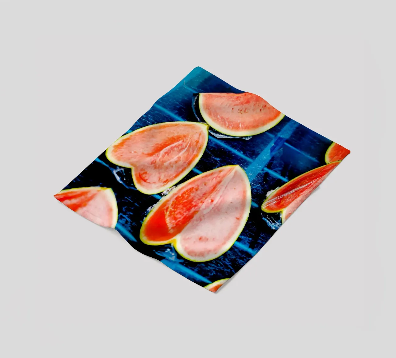Wassermelonen in Languedoc-Roussillon (Frankreich) Fleecedecke von Simon Koy