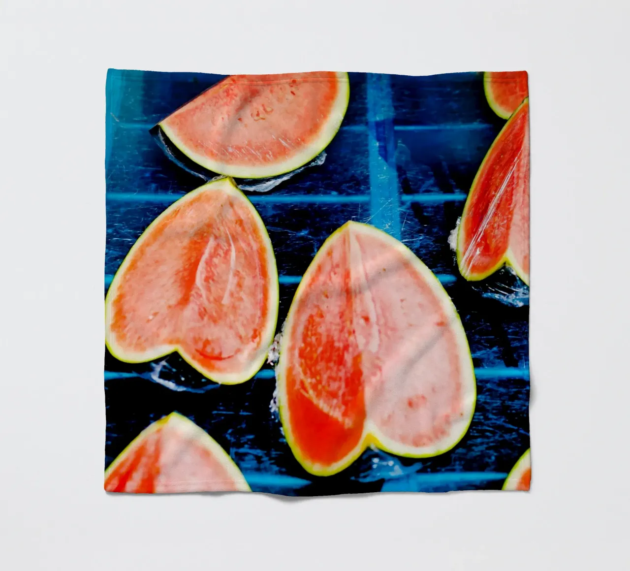 Wassermelonen in Languedoc-Roussillon (Frankreich) Fleecedecke von Simon Koy