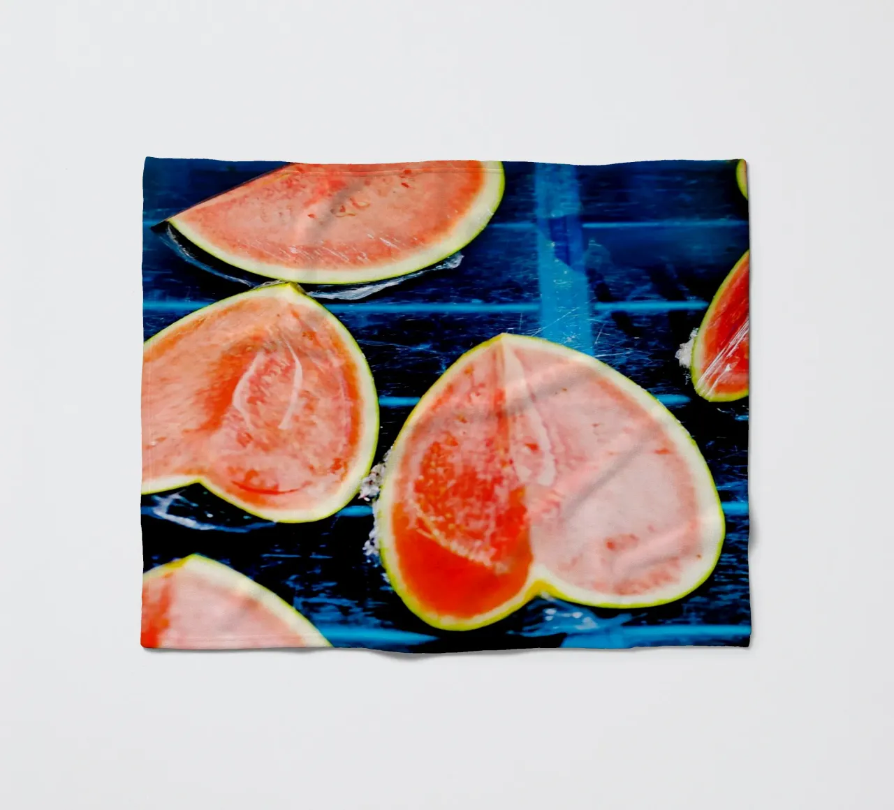 Wassermelonen in Languedoc-Roussillon (Frankreich) Fleecedecke von Simon Koy